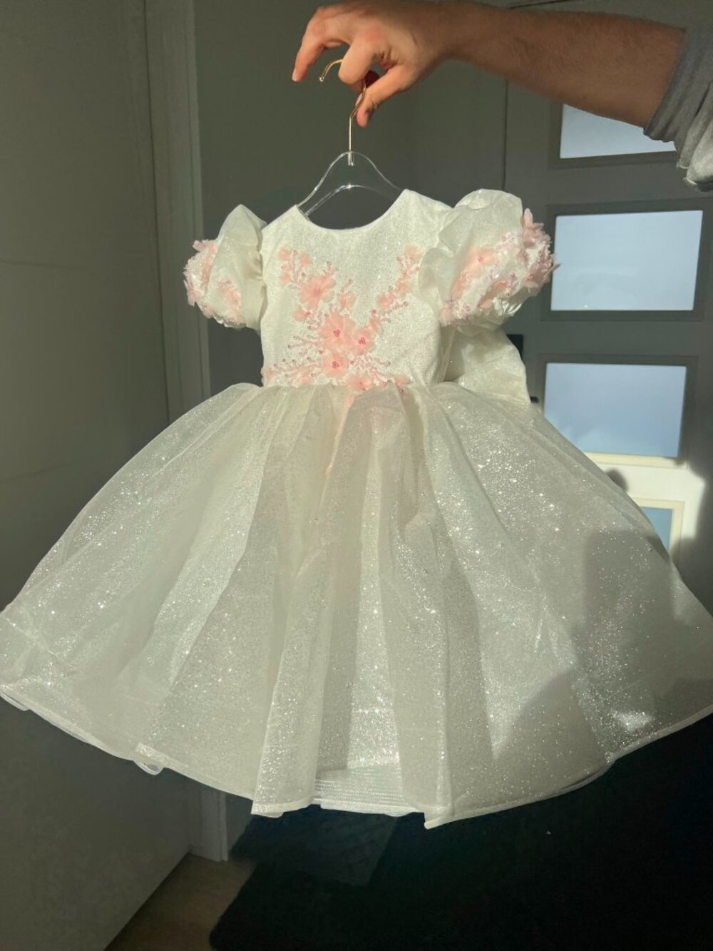 Elegant Luxury Sparkle Handmade Girls Dress